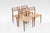 Model 78 Dining Chairs by Niels Otto Møller for J.L. Møller Mobelfabrik, Denmark, 1950s, Set of 4 For Sale - Image 4 of 7