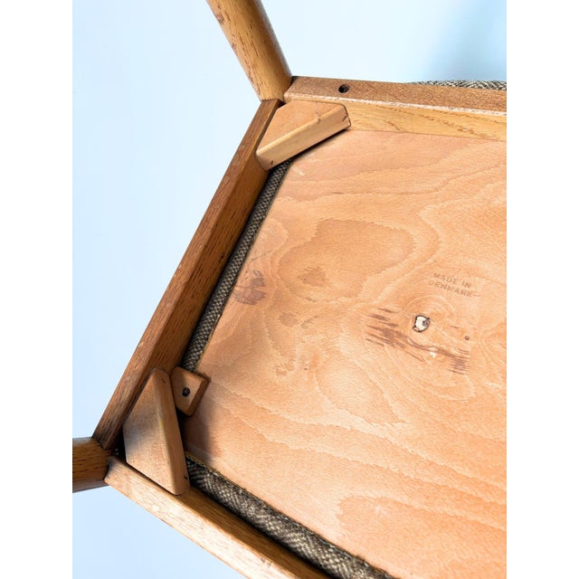 Vintage Danish Directional Dining Chairs by Hans Jorgen Frydendal, 1970s, Set of 4 For Sale - Image 9 of 13