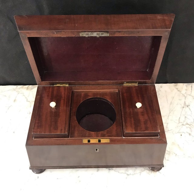 Traditional Early 19th Century Regency Tea Box From England For Sale - Image 3 of 10
