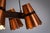Metal Pendant Lamp in Dark Stained Wood, 1960s For Sale - Image 7 of 12
