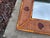 English Vintage Bassett Coastal Burnt Bamboo, Rattan & Shell Wall Mirror For Sale - Image 3 of 9