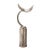 Modernist Polished Steel Crescent Sculpture, C. 1985 - Signed For Sale