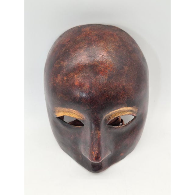 Venetian Piccola Neutra Artistic Mask by Gianni Cavalier, Venice, 1980s For Sale - Image 3 of 13