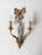 1970s Italian Gilt Metal and Glass Two-Light Wall Sconce with Bow by Banci Firenze, 1970s For Sale - Image 5 of 15