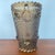 Brass Perforated Umbrella Stand with Detailed Flowers, 1950 For Sale - Image 6 of 9