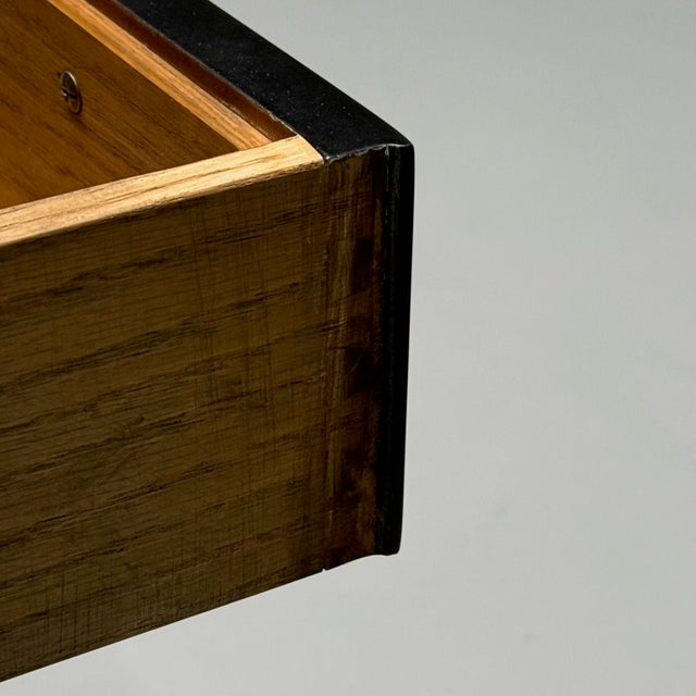 Black Charak, Hollywood Regency Style, Dresser, Black Painted Wood, Brass, Usa, 1962 For Sale - Image 8 of 11