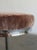 Vintage Cantilevered Bar Stools in Mohair - Pair For Sale - Image 4 of 10