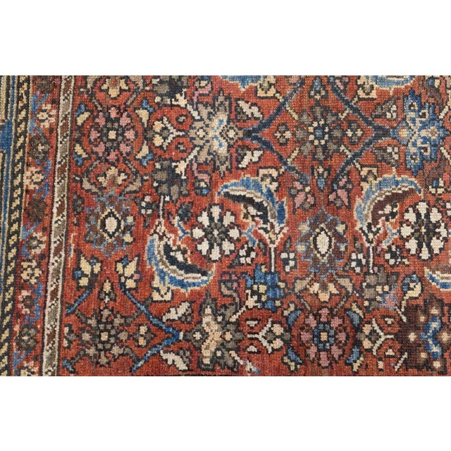 Antique Malayer Rug 3'11'' x 5'7'' For Sale - Image 11 of 12