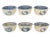 Mid 20th Century Hand Painted East Texas Pottery Spring Heart Cups Bowls - Set of 6 For Sale - Image 6 of 6
