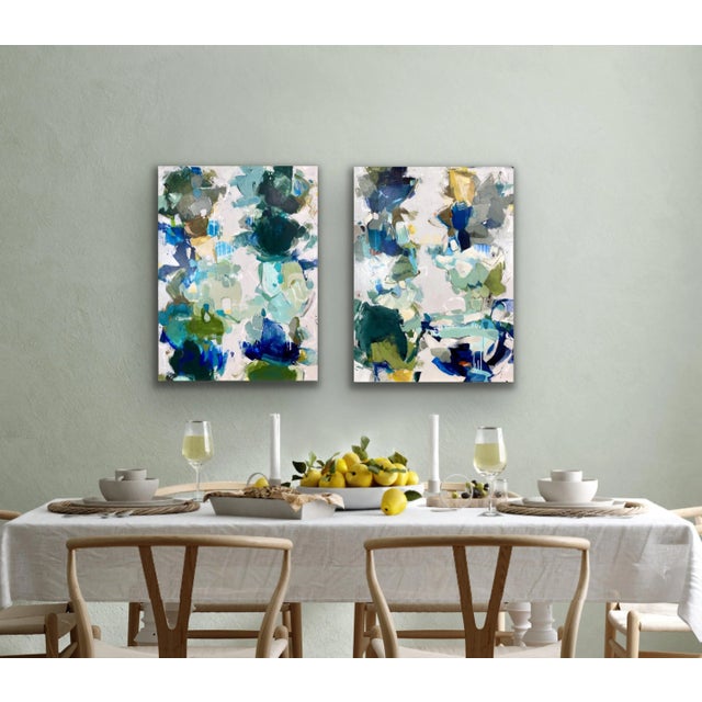 “Things From Deep Sleep” Contemporary Abstract Mixed-Media Painting by Gina Cochran For Sale - Image 10 of 10