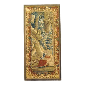 18th Century Flemish Rustic Tapestry Panel