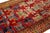 1950s 4 X 8 Vintage Persian Shiraz Pictorial Wool Rug in Red For Sale - Image 5 of 9