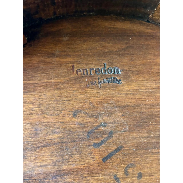 Vintage Hollywood Regency Side Tables by Henredon Burl & Faux Bamboo, a Pair For Sale - Image 9 of 9