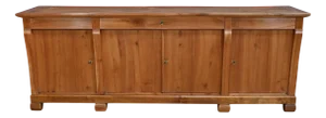 Large Restoration Cherrywood Sideboard, Mid-19th Century