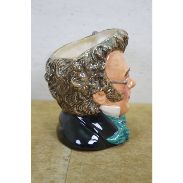 Green 1990s Royal Doulton Franz Schubert Great Composer Toby Character Jug For Sale - Image 8 of 12