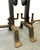 Early 1900's Addison Mizner Mediterranean/ Spanish Colonial Revival Hand Forged Wrought Iron Andirons - A Pair For Sale - Image 15 of 18