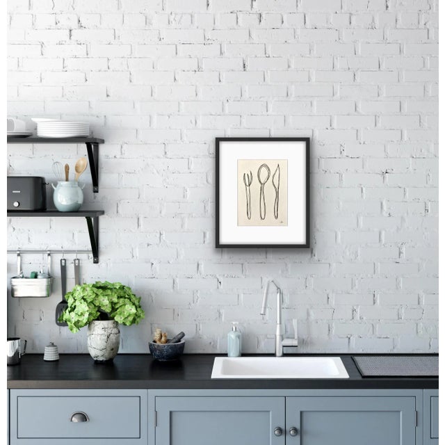 Contemporary Original Drawing on Paper by Stephanie Cate For Sale In Palm Springs - Image 6 of 6