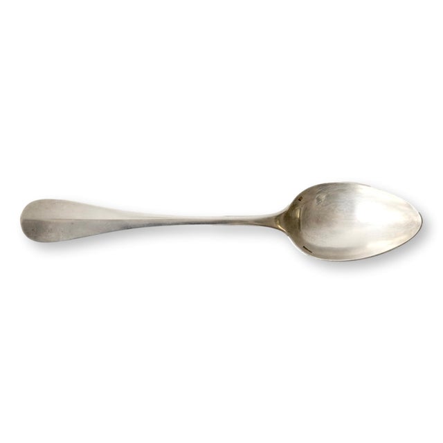 Early 20th Century Early 20th Century French Christofle Fidelio Serving Spoons - Set of 6 For Sale - Image 5 of 6