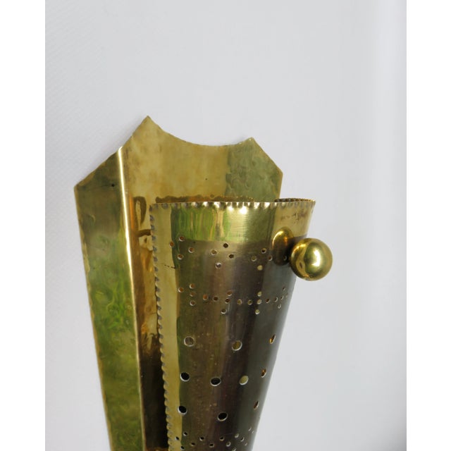 Brass Wall Lights, 1950s, Set of 2 For Sale - Image 11 of 17