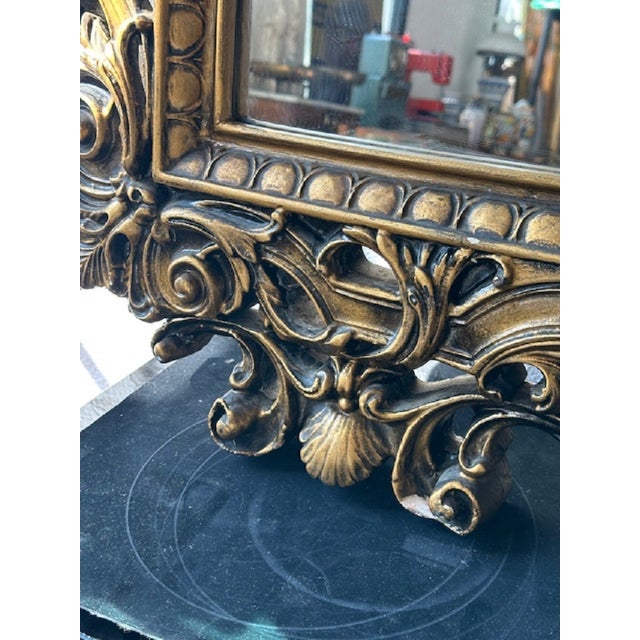 Large Baroque Style Frame Mirror For Sale - Image 5 of 13