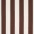 Sample - Schumacher James Stripe Fabric in Brown For Sale