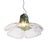 Tulip Pendant Lamp in Green and Clear Murano Glass by Carlo Nason for AV Mazzega, Italy, 1960s For Sale - Image 3 of 12