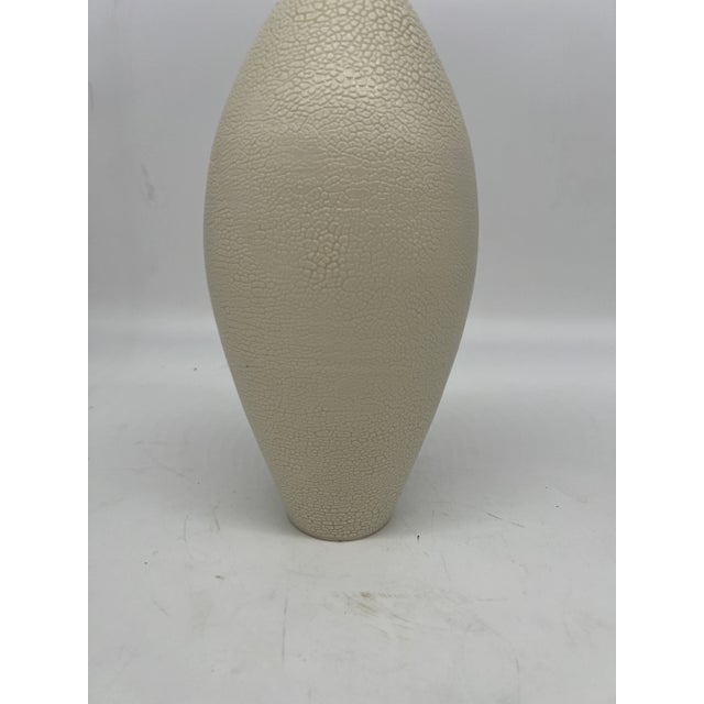 Ceramic Modernist Hand Thrown Japanese Inspired Ceramic Vase For Sale - Image 7 of 12
