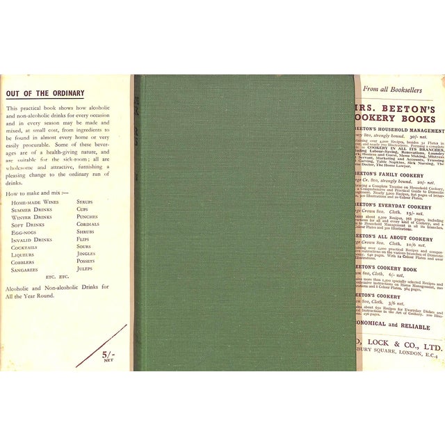 Paper "Home-Made Summer and Winter Drinks" 1930 Steedman, m.e. And Senn, C. Herman For Sale - Image 7 of 12