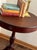 Wood Vintage Lane Mahogany Drum Table Round Pedestal Side End Table Drawer Claw Feet For Sale - Image 7 of 11