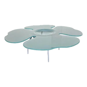 Flower Glass Coffee Table by Glas Italia, Italy, 1990s