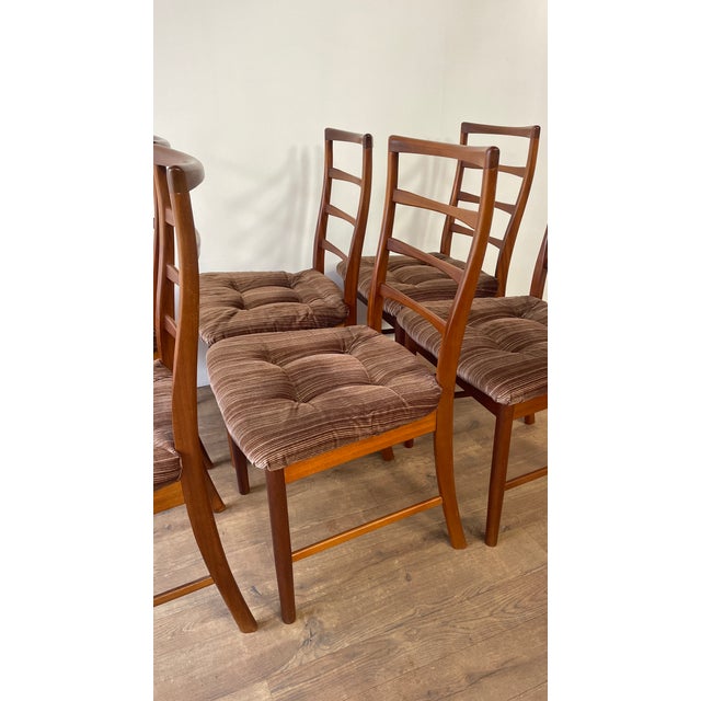 Mid-Century Modern Teak Dining Chairs by A.H. McIntosh, 1960s, Set of 6 For Sale - Image 11 of 14