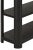 Not Yet Made - Made To Order Matthew Izzo Home Emery Black Painted Grasscloth Three Tier Curved Edges Console Table For Sale - Image 5 of 6