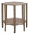 NOIR Ariana Side Table in Washed Walnut For Sale