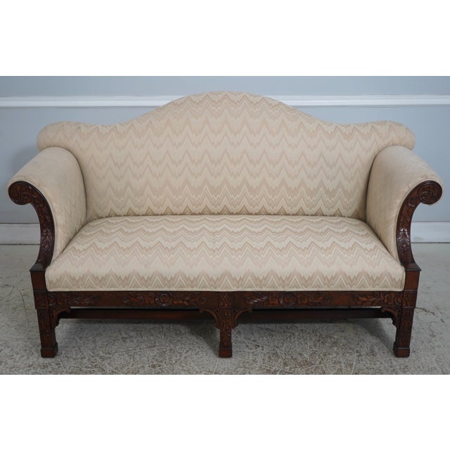 Age: Approx. 30 Years Old Details: Clean Well Cared For Upholstery Professionally Reupholstered Ornate Hand Chipped Carved...
