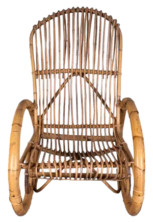 Vintage Bamboo Rocking Chair