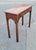Chippendale 1960s Chippendale Walnut Burl Console Table With Banded Top For Sale - Image 3 of 10