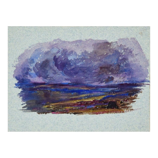 Abstract Composition - Original Gouache by Paul Bony - 1950s 1950s For Sale