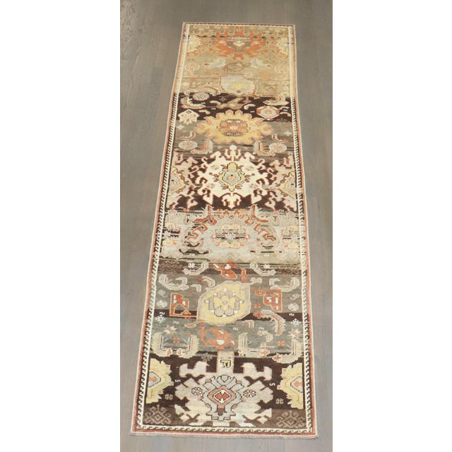 Antique Zabihi Collection Narrow Persian Tribal Runner - 2'3" x 8'8" For Sale - Image 11 of 11