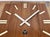 Vintage Brown Wooden Wall Clock from Pragotron, 1980s For Sale - Image 11 of 16