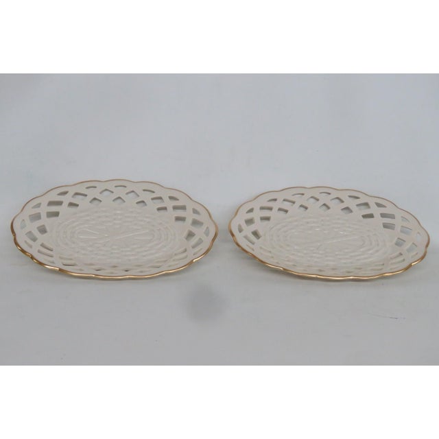 This beautiful Pair of 2 Candy Dishes are made of porcelain. Both pieces are stamped on the bottom as being made in the...