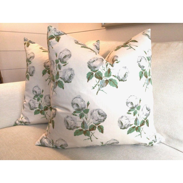 Colefax & Fowler Classic "Bowood" Floral 24" Pillow - Single For Sale - Image 4 of 4