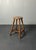 Mid-Century Brutalist Turned Wood Stool in the style of Charles Dudouyt, 1950s For Sale - Image 18 of 18