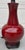 Ceramic Pair of Vintage Chinese Oxblood Red Glazed Ceramic Table Lamps – 33.5" For Sale - Image 7 of 18