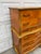 Vintage French Provincial Bombe Highboy Dresser With Inlaid Wood & Gilt Trim, Serpentine Front For Sale - Image 11 of 12