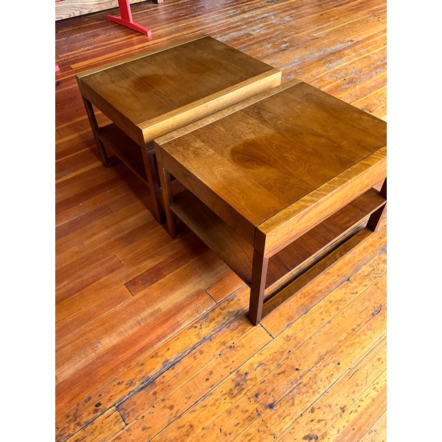 Mid 20th Century Founders Mid Century Teak Side Tables With Hidden Drawers For Sale - Image 11 of 12