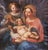 French 17th C. French School Oil on Canvas Painting of Madonna and Child With Angel For Sale - Image 3 of 9