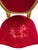 Raspberry Red Historic Philadelphia Orchestra Academy of Music Proscenium Box Chair With Original Brass Identifier Plaque For Sale - Image 8 of 8