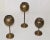 1970s 1970s Mid-Century Modern Solid Brass Nesting Candle Holders- Set of 3 For Sale - Image 5 of 12