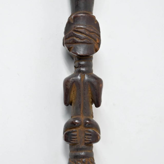 Early 20th Century Early 20th Century Luba Female Figural Staff For Sale - Image 5 of 8