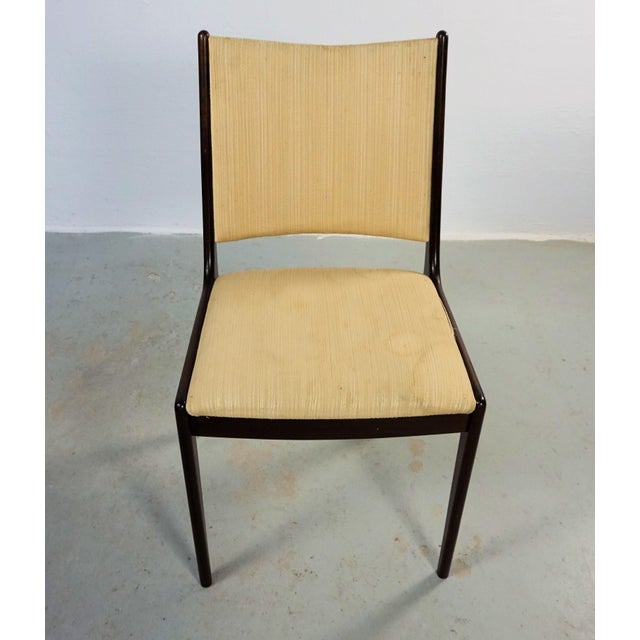 Uldum Møbelfabrik Mahogany Dining Chairs by Johannes Andersen for Uldum Møbelfabrik, Restored with Customizable Reupholstery, 1960s, Set of 8 For Sale - Image 4 of 13